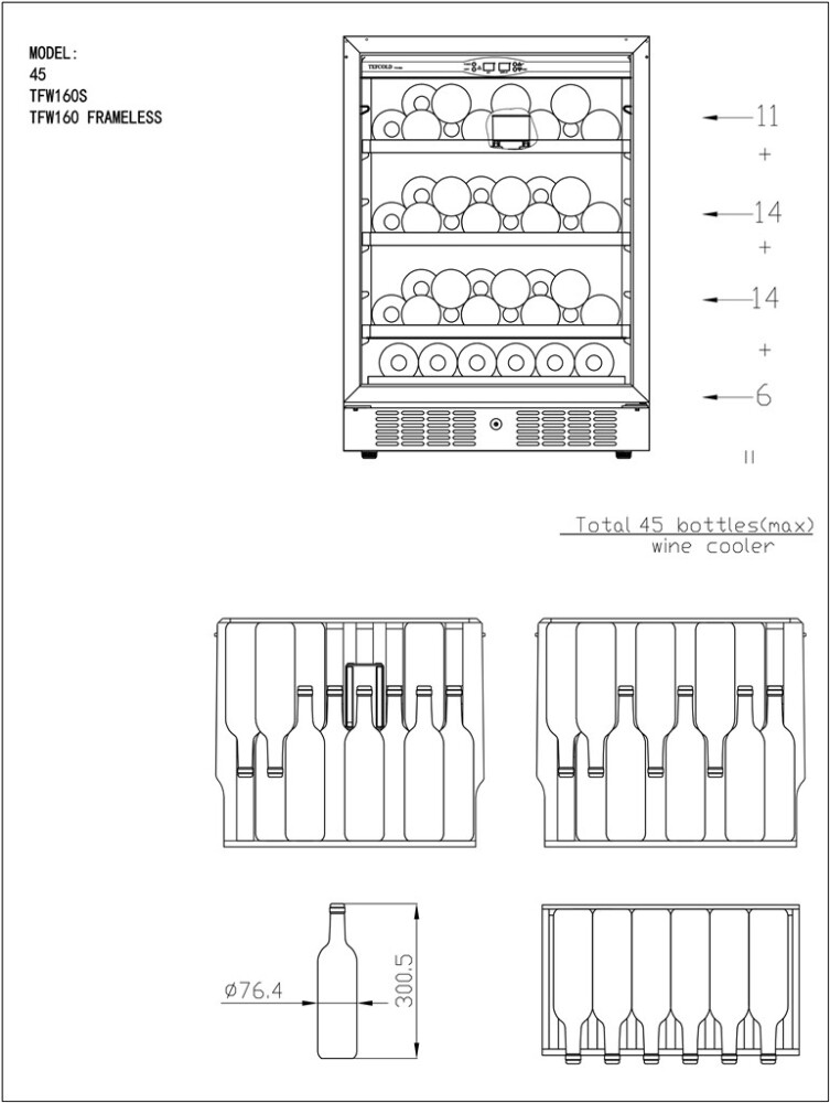 vinoteka-tefcold-tfw-160-s